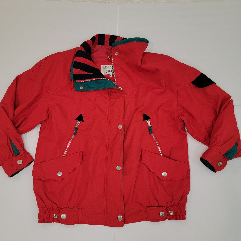 Mulberry Street 80's Drop Shoulder Ski Jacket Made In Russia Medium